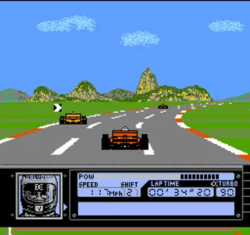 Turbo Racing (Europe) screen shot game playing